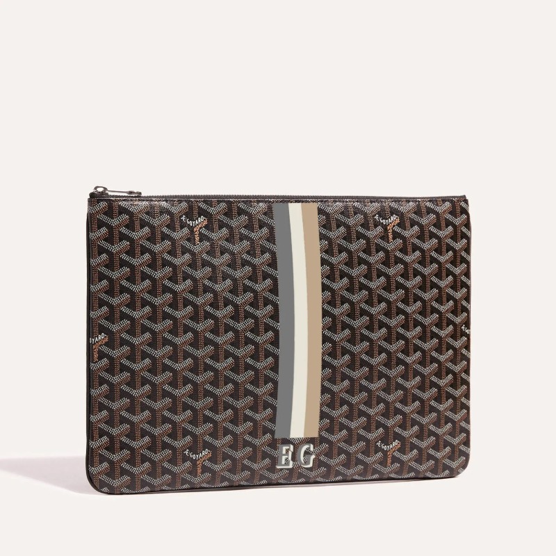 Sénat MGM Pouch Stripes and Initials