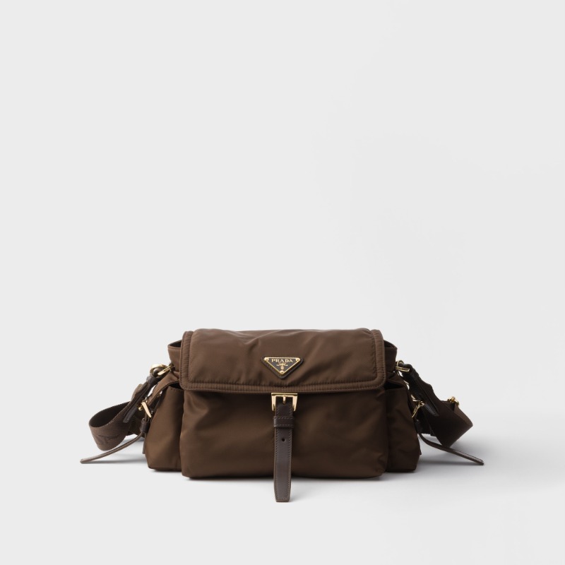 Prada Explore medium Re-Nylon shoulder bag with flap