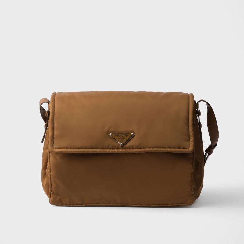 Prada Traveller large padded Re-Nylon shoulder bag