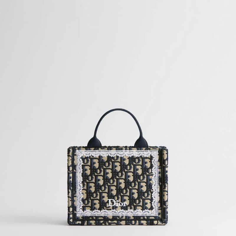 S5584PEHTM928_SBG_E01 Dior Mini Dior Book Tote With Strap 20.5 CM - Image 1