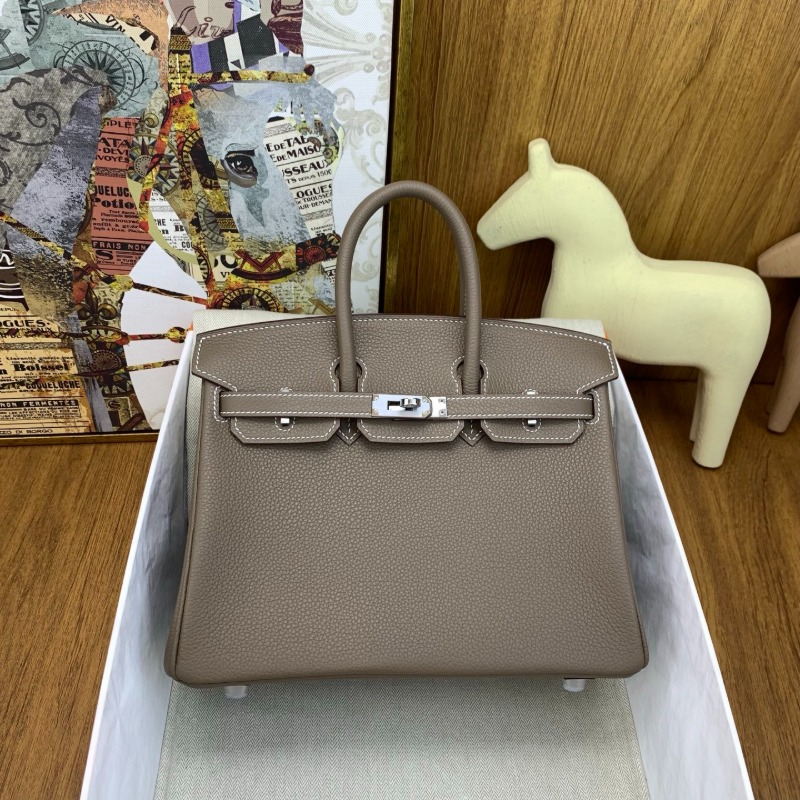 Hermès Birkin 25 Etoupe Togo Palladium Hardware