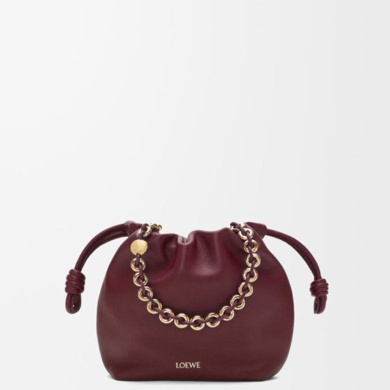 Mini Flamenco purse in mellow nappa lambskin