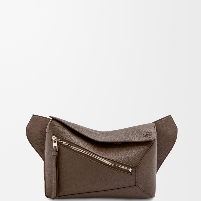 Small Puzzle bumbag in grained calfskin