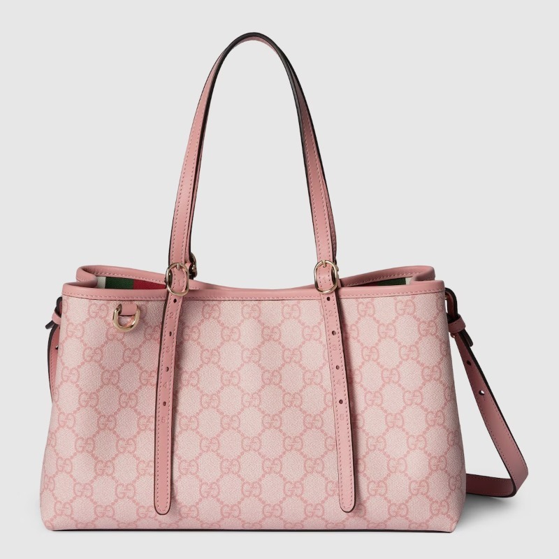 GG Emblem Small Tote Bag