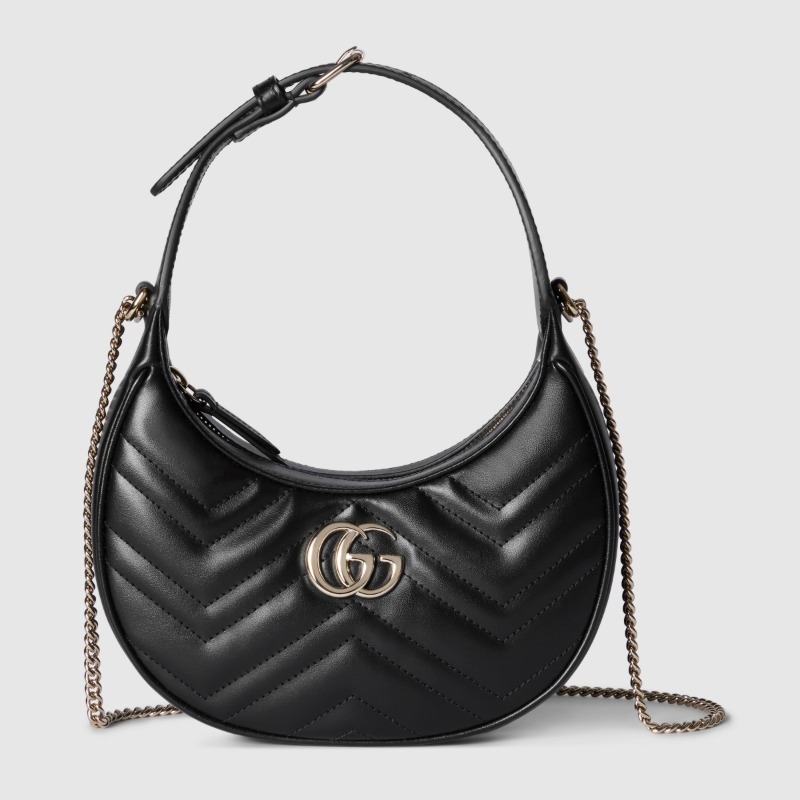 GG Marmont Half-Moon-Shaped Mini Bag