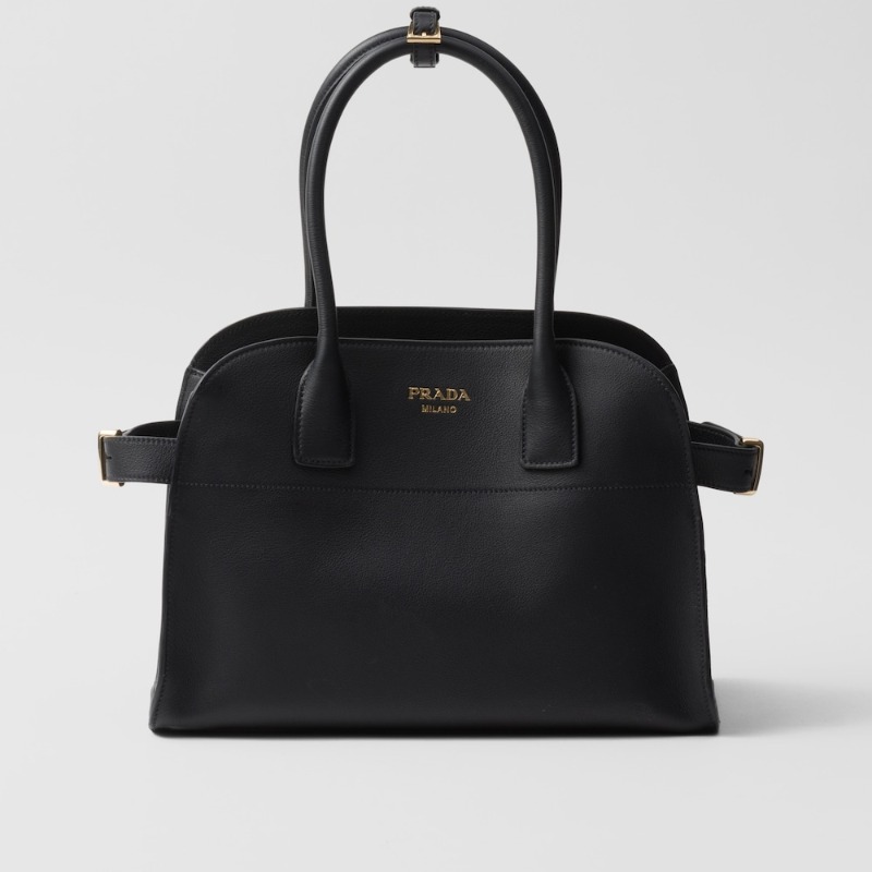 Prada Medium Leather Tote Bag