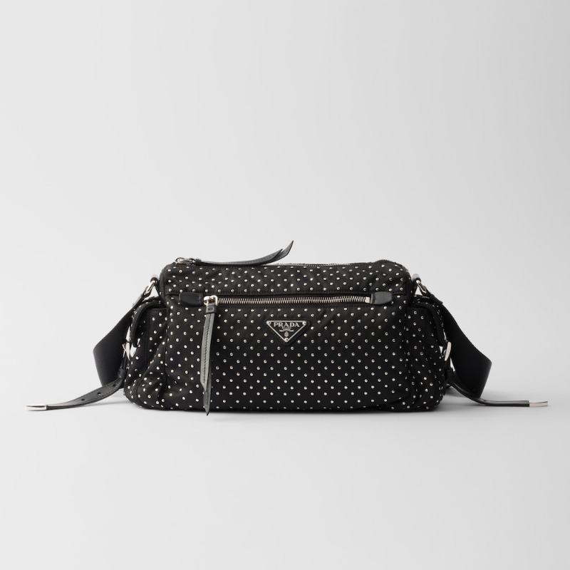 Prada Re-Nylon Bag With Studs