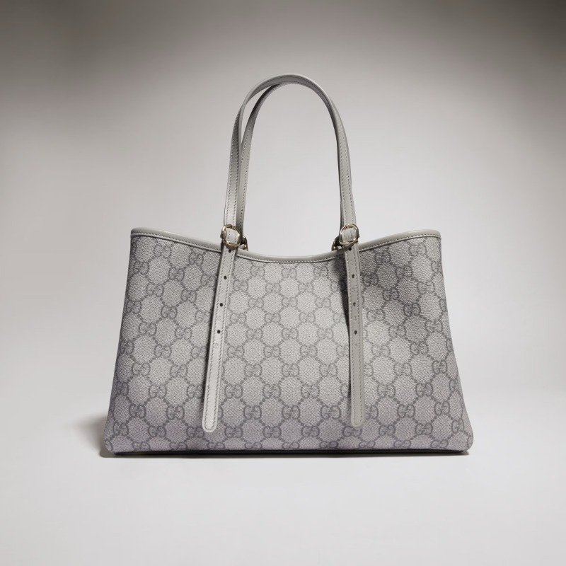 GG Emblem Small Tote Bag
