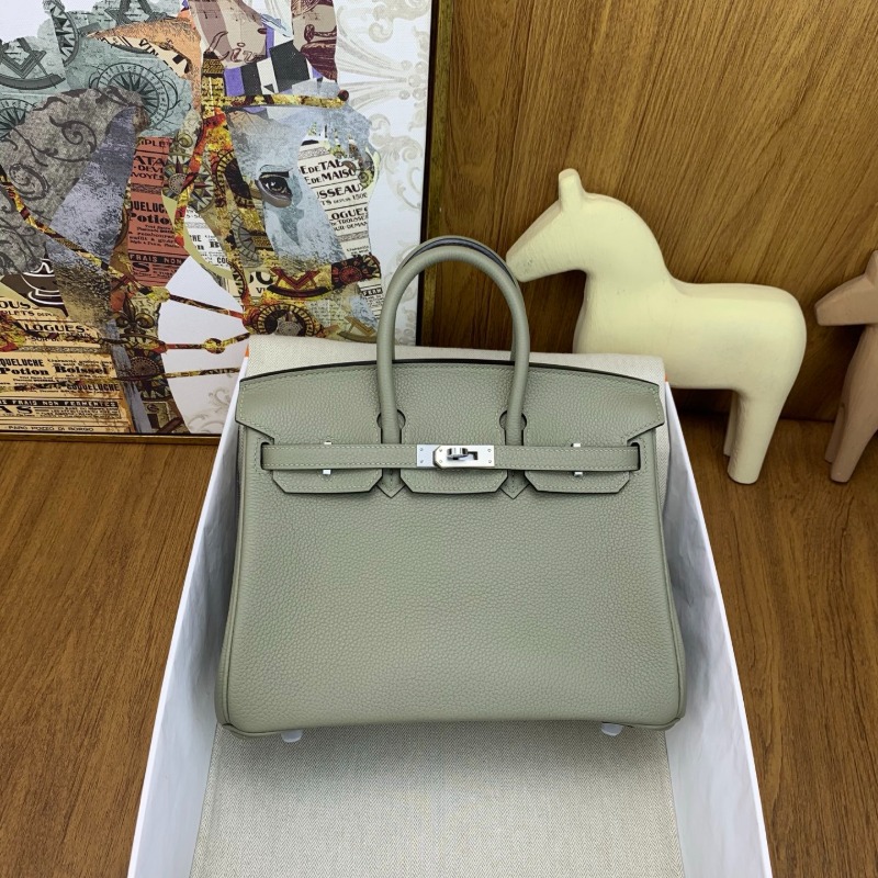 Hermès Birkin 25 Sauge Togo Palladium Hardware