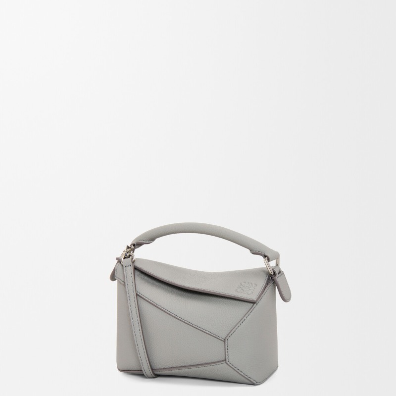 Mini Puzzle Edge bag in soft grained calfskin