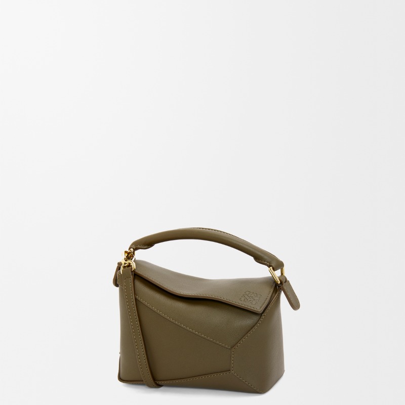 Mini Puzzle Edge bag in classic calfskin
