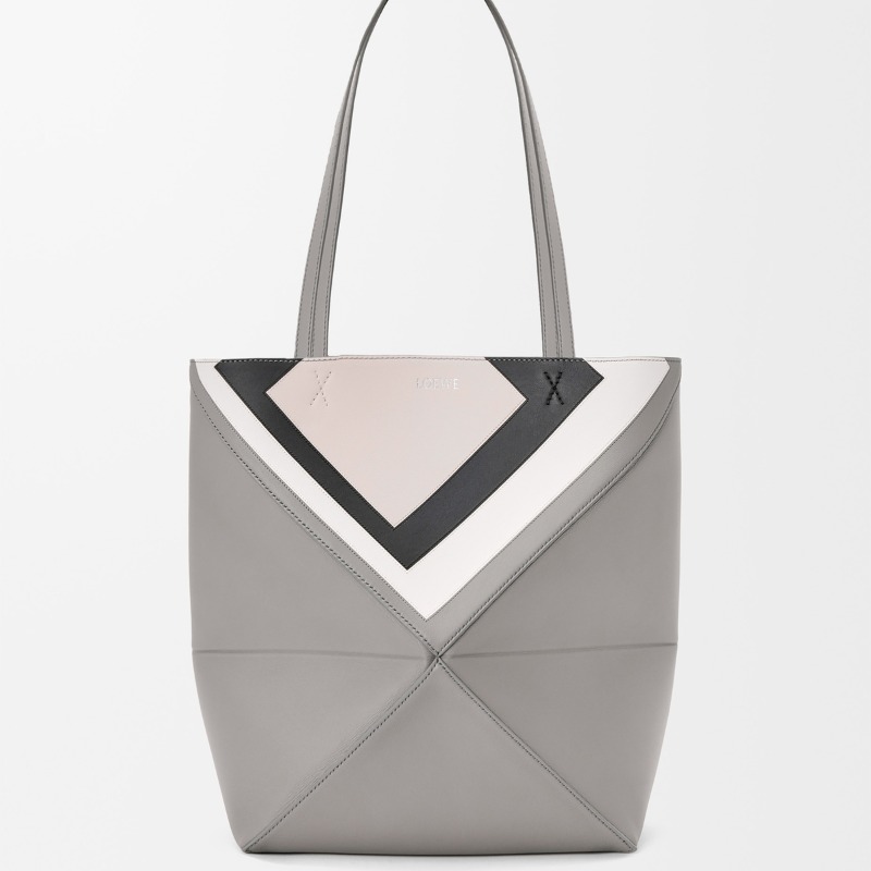 Medium Puzzle Fold tote in nappa calfskin