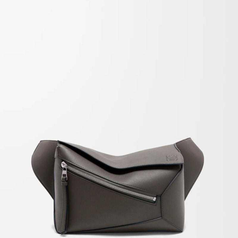 Small Puzzle Edge bumbag in classic calfskin