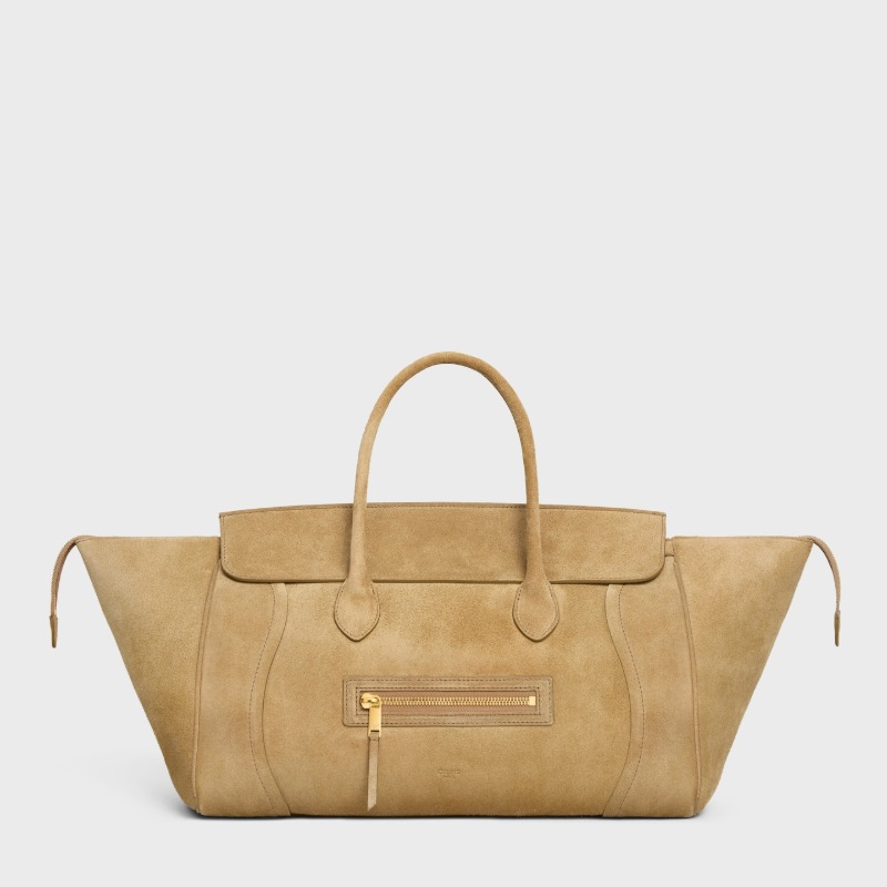 MEDIUM LUGGAGE IN SUEDE CALFSKIN