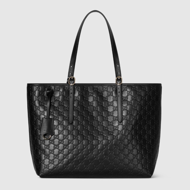 GG Emblem large tote bag
