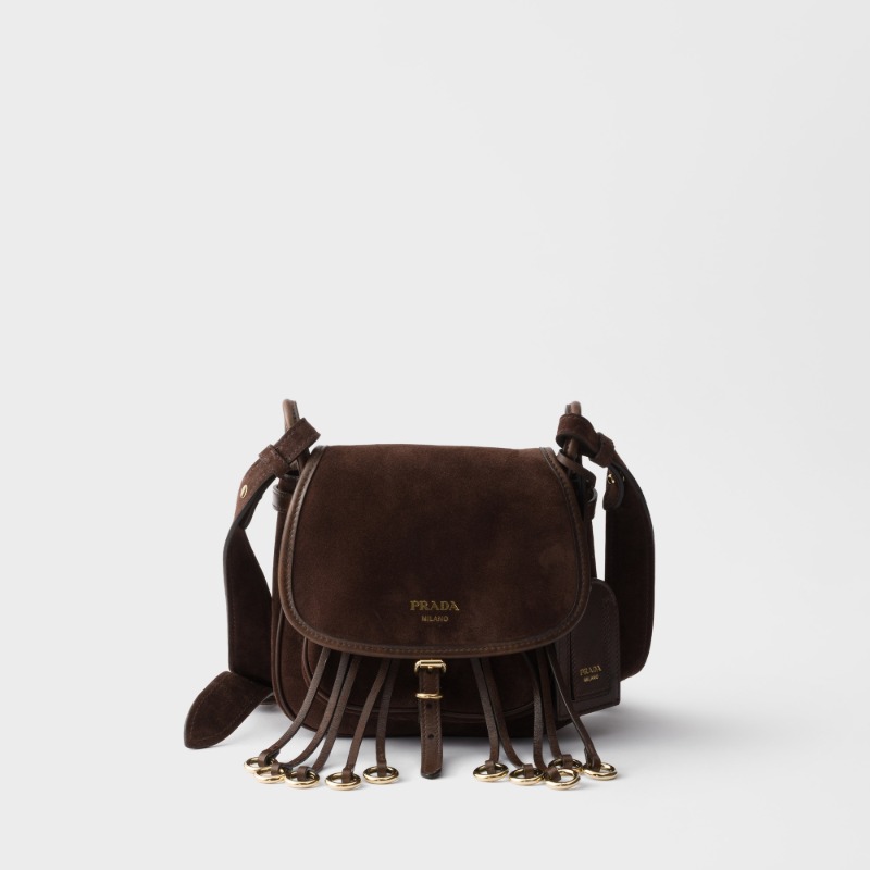Prada Corsaire suede mini shoulder bag