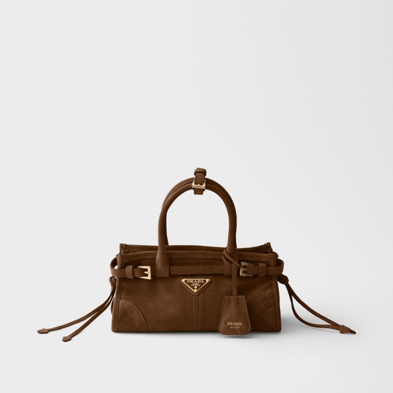 Prada Bonnie suede mini handbag