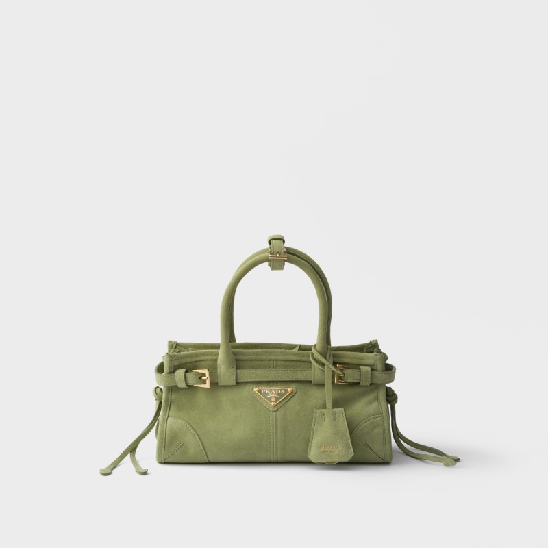 Prada Bonnie suede mini handbag
