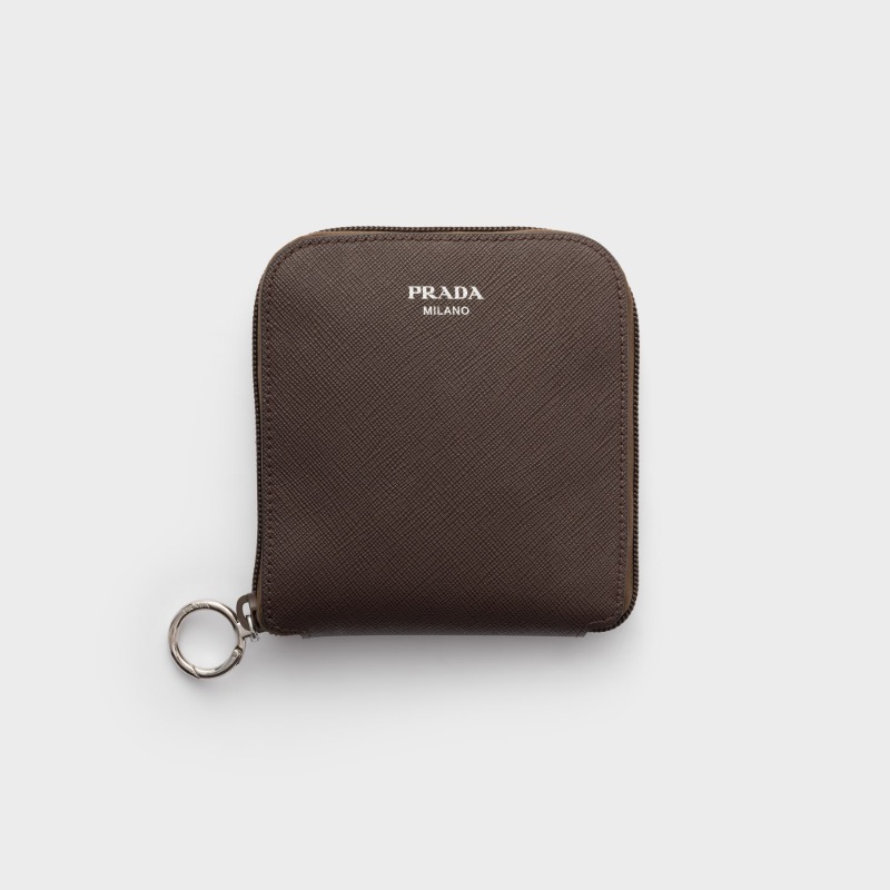Prada Saffiano leather pendant with Re-Nylon tote bag