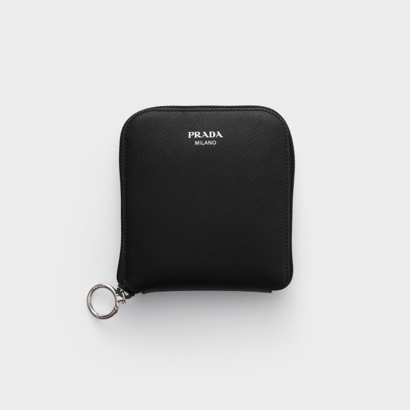 Prada Saffiano leather pendant with Re-Nylon tote bag