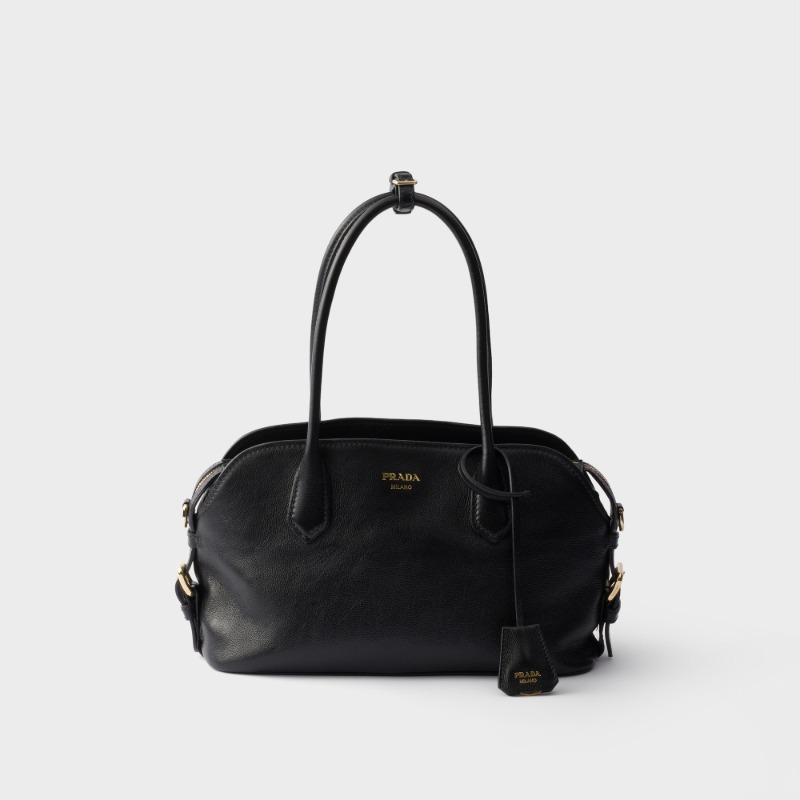Prada Signet medium leather tote bag