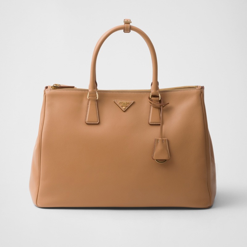 Prada Buckle extra-large leather bag