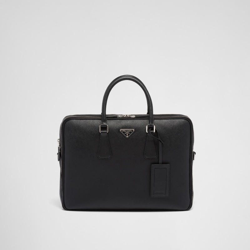 Prada Saffiano leather briefcase
