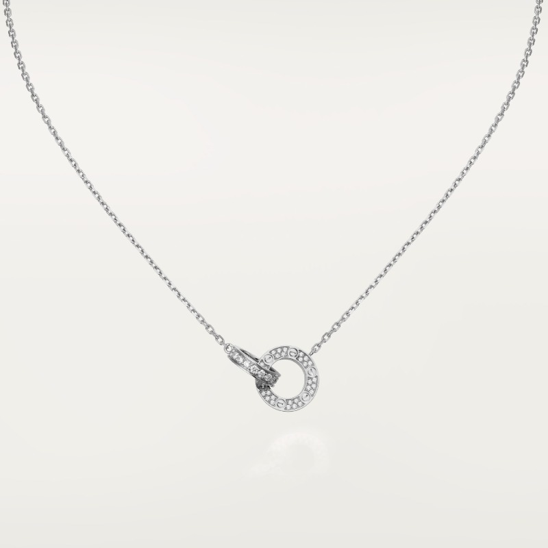 LOVE pendant, paved