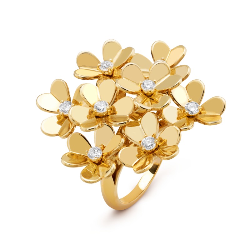 Frivole ring, 8 flowers