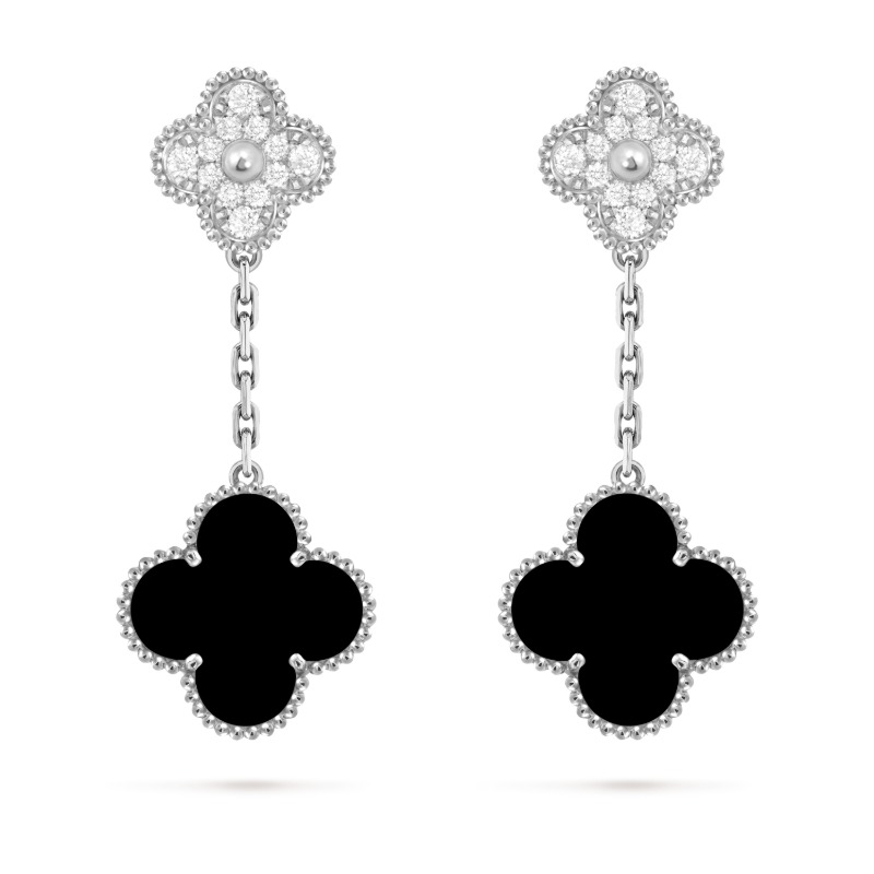 Magic Alhambra earrings, 2 motifs