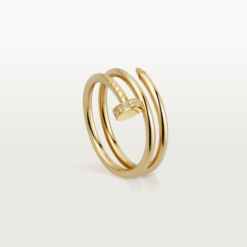 Juste un Clou ring, double, diamonds