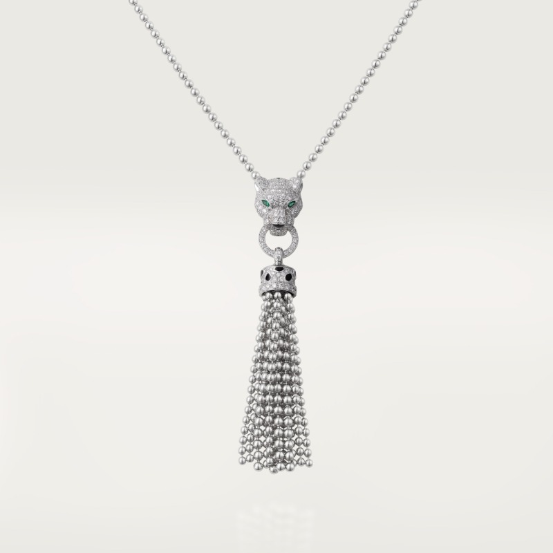 49484a5615865dcaa3be61768b9e9f10 (1) Panthère de Cartier necklace, half-paved - Image 1