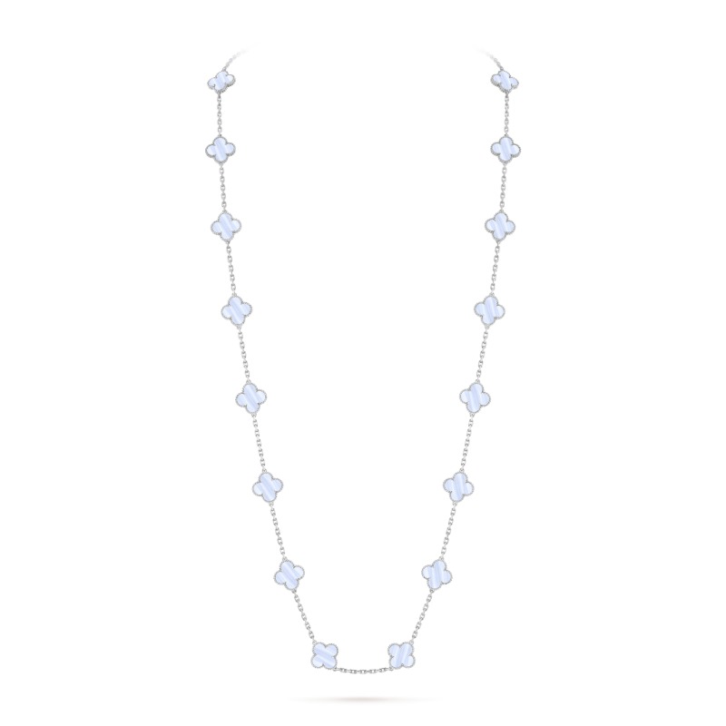 Vintage Alhambra long necklace, 20 motifs