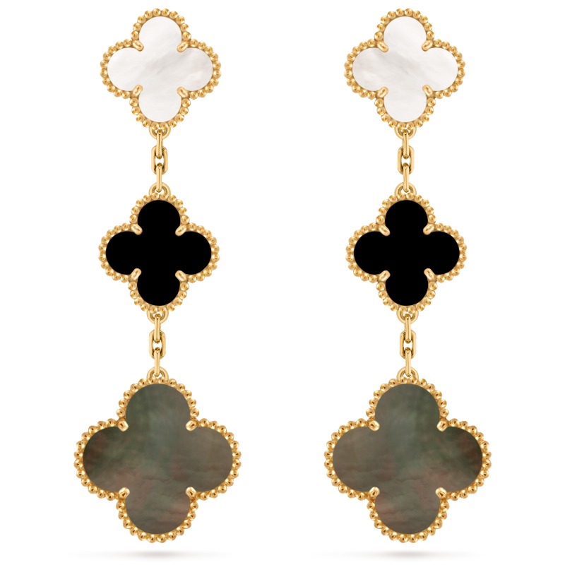 Magic Alhambra earrings, 3 motifs
