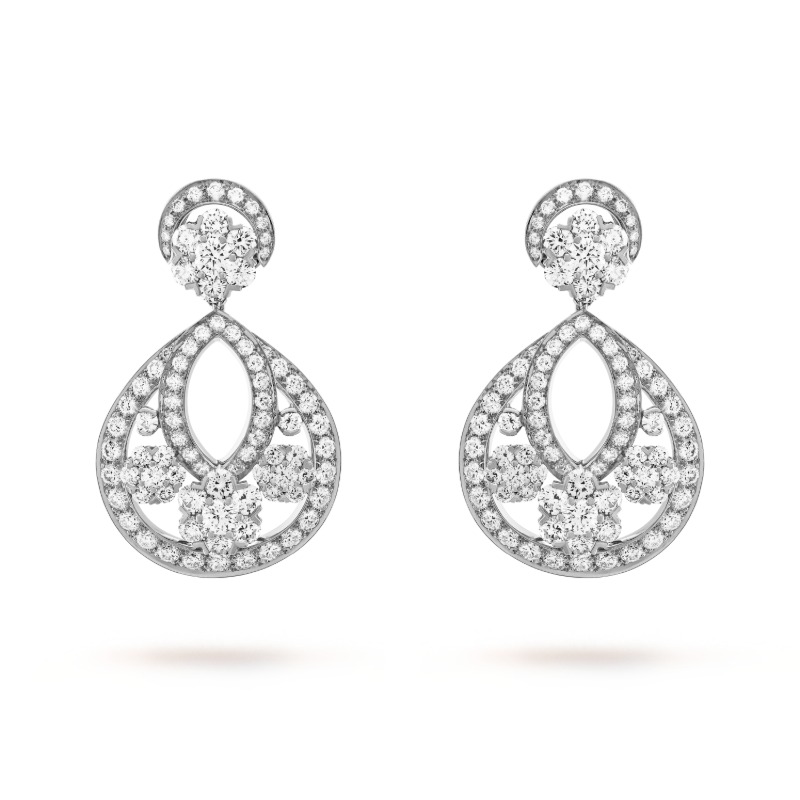 Snowflake earrings, small model
