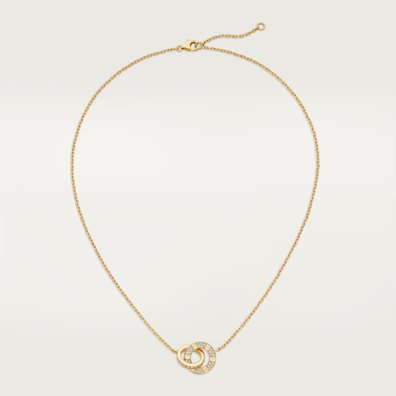 LOVE pendant, paved