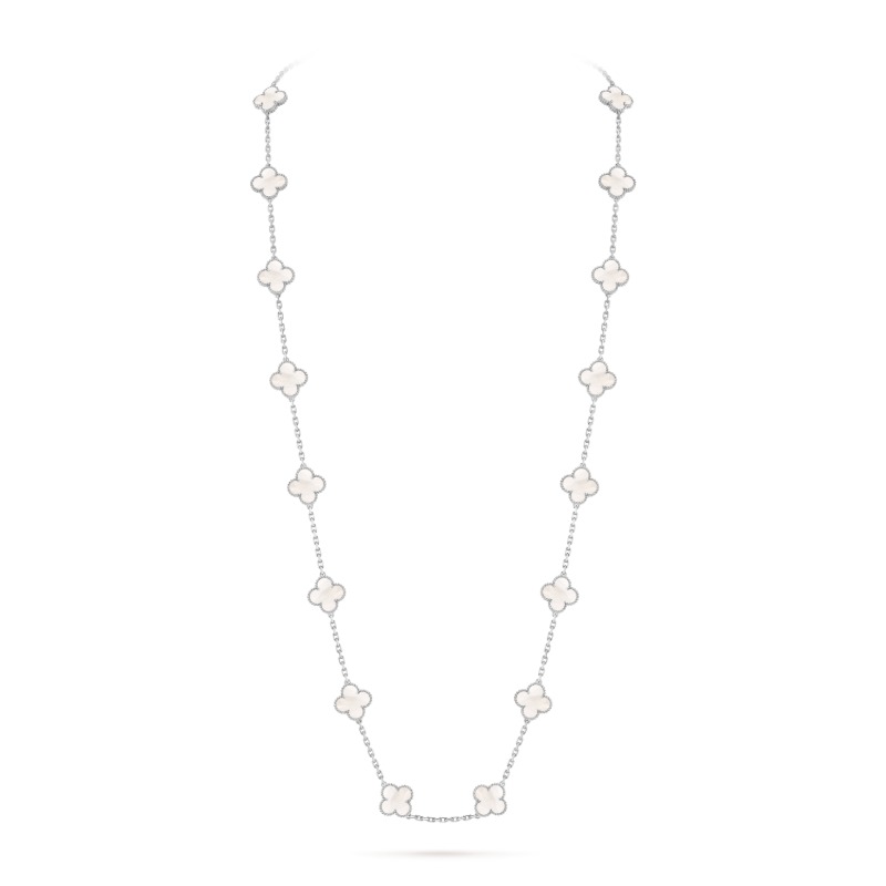 Vintage Alhambra long necklace, 20 motifs