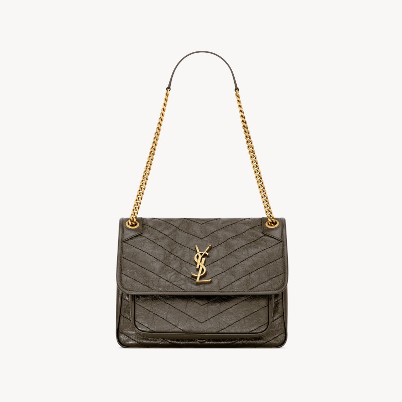 YSL NIKI MEDIUM IN VINTAGE LEATHER