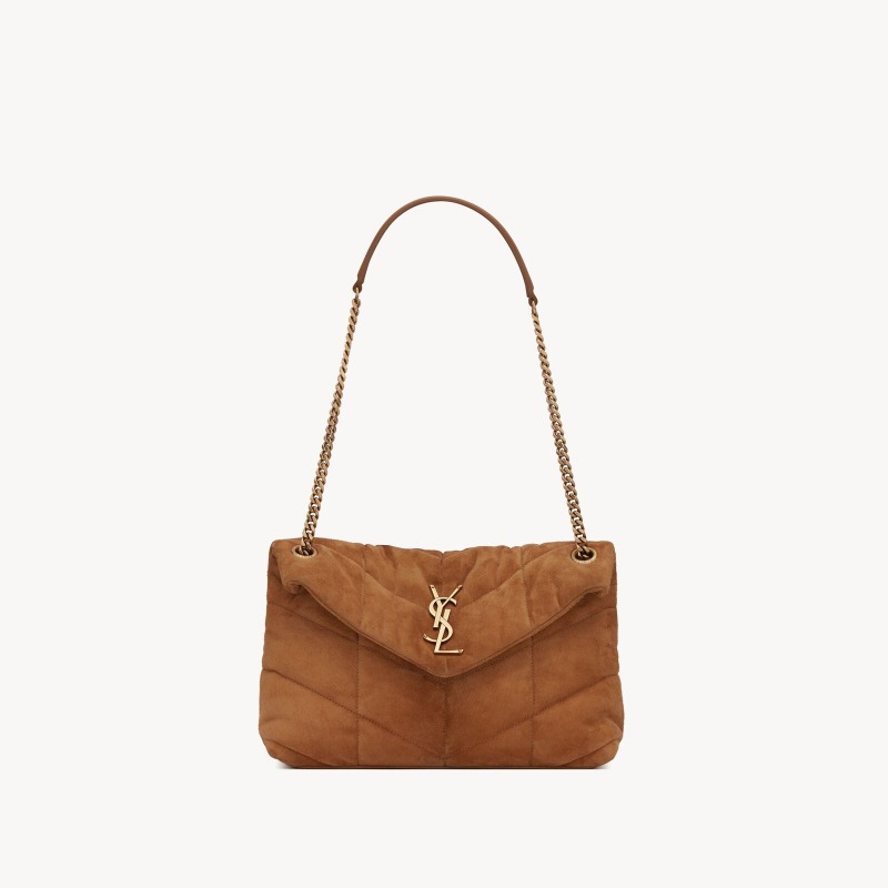 YSL PUFFER SMALL IN SUEDE