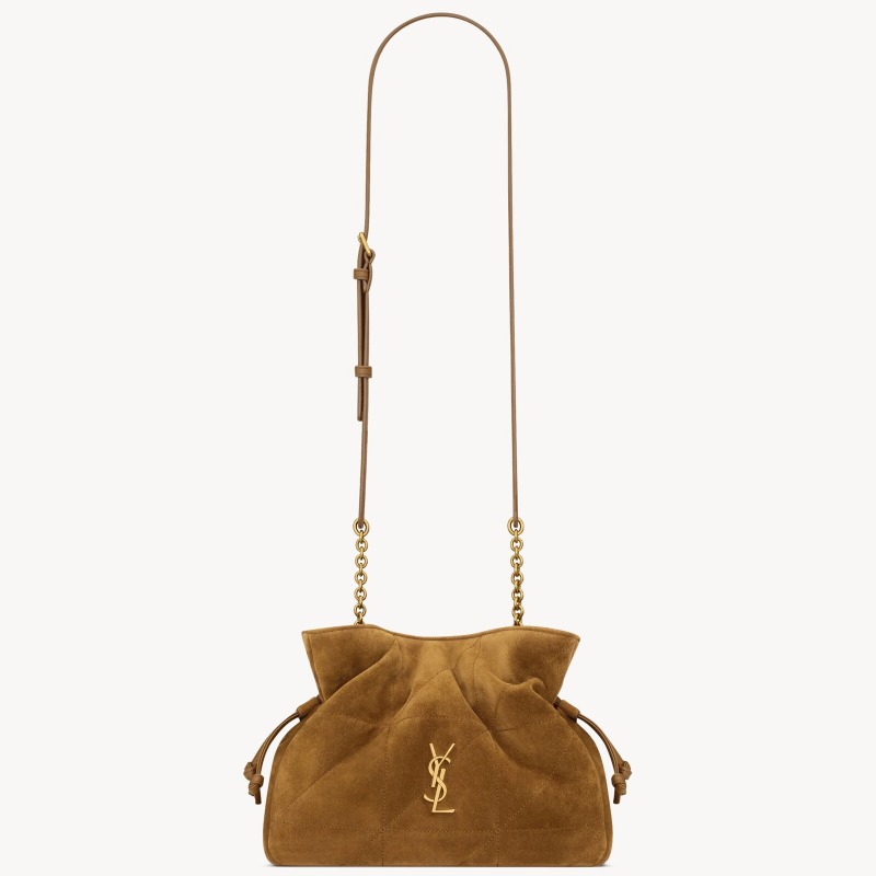 YSL JAMIE SHOULDER POUCH IN SUEDE