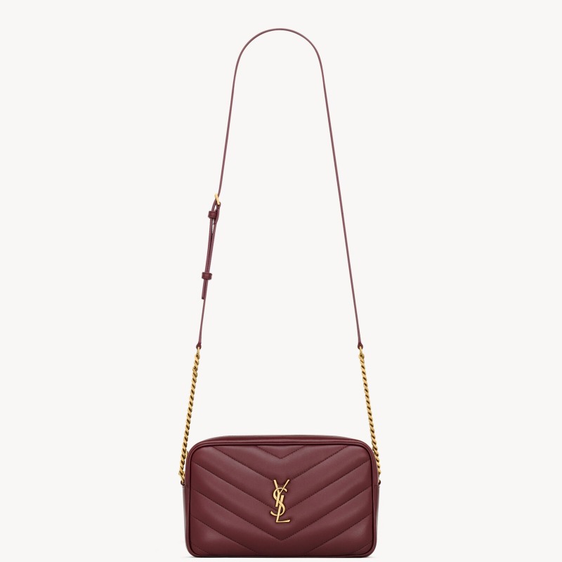 YSL LOULOU CAMERA BAG IN MATELASSE LAMBSKIN