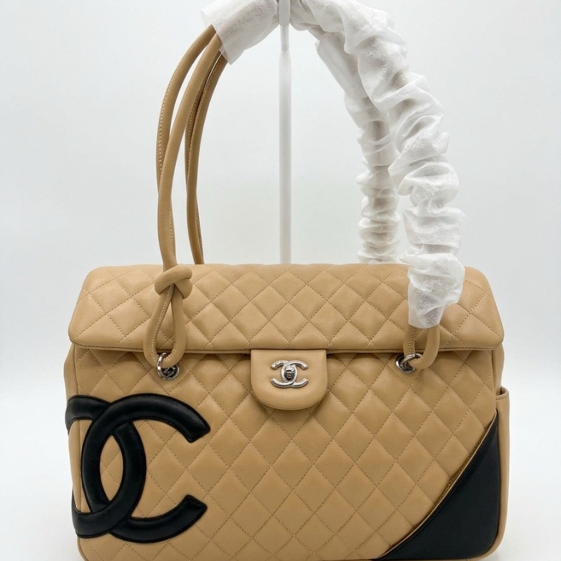 CHANEL CAMBON LIGNE FLAP SHOULDER BAG