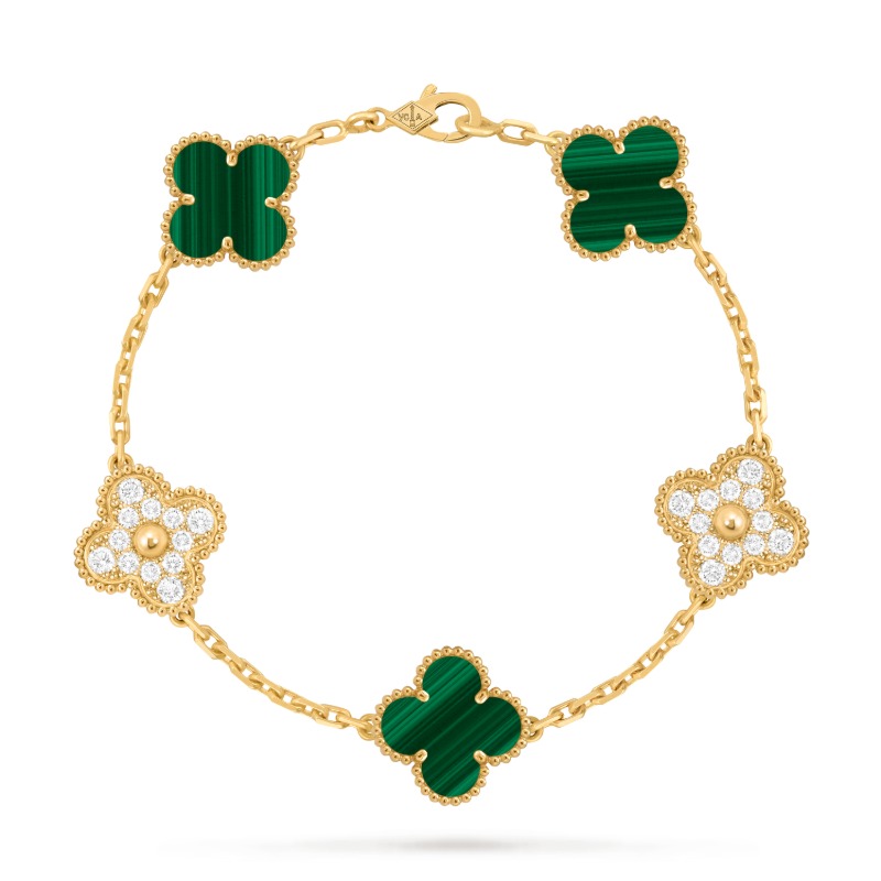 Vintage Alhambra bracelet, 5 motifs