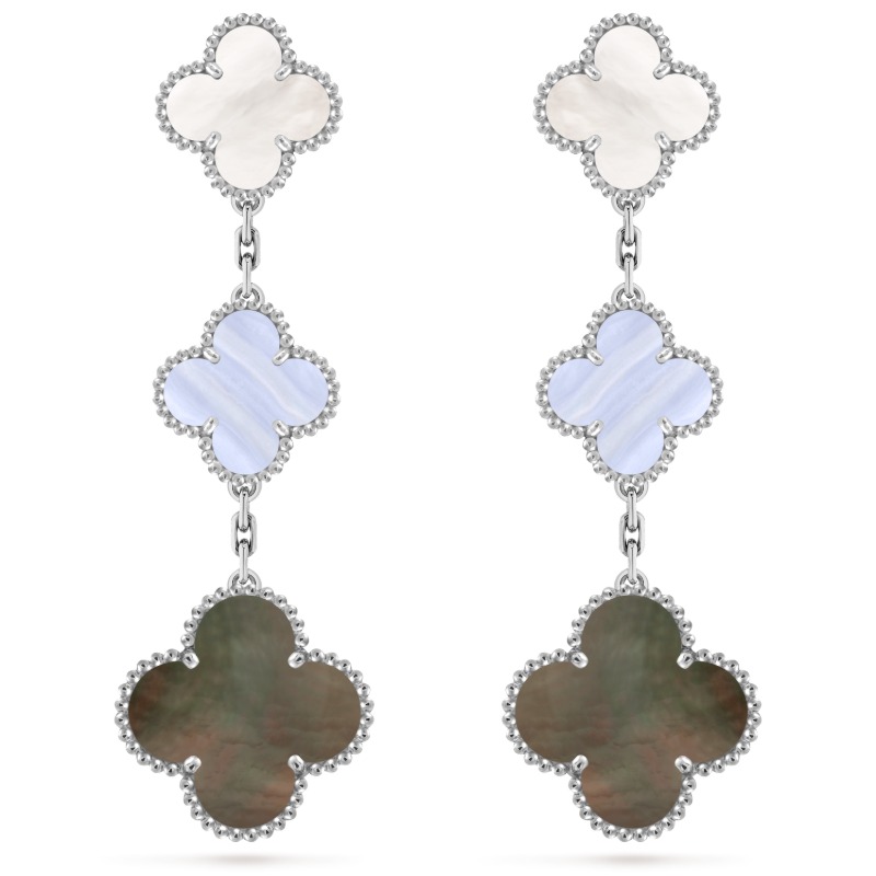 Magic Alhambra earrings, 3 motifs
