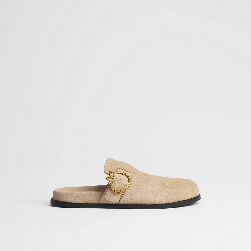 KCF249SUES23T_SBG_E02 Dior Médaillon Buckle Mule - Image 1