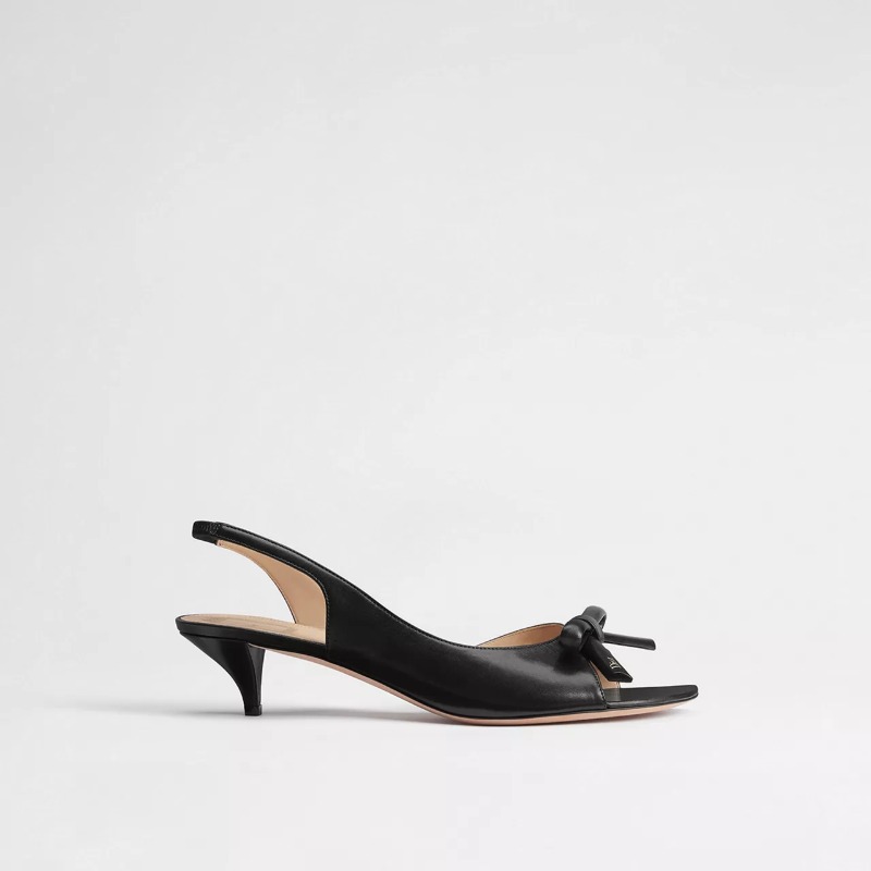 Dior Bow Heeled Slingback Sandal
