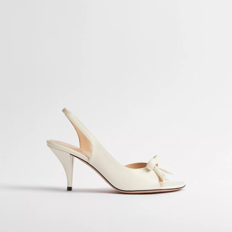 Dior Bow Heeled Slingback Sandal