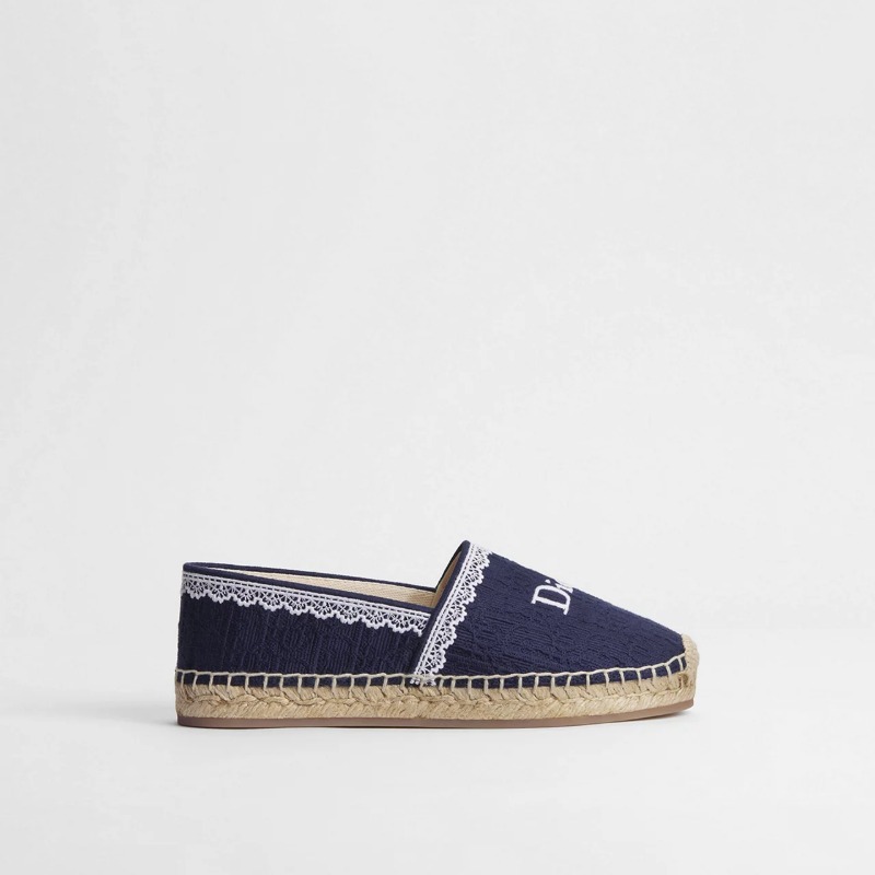 KDF231DETS32N_SBG_E02-3 Dior Dentelle Espadrille - Image 1