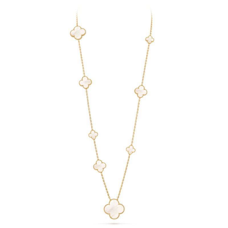 Magic Alhambra long necklace, 11 motifs