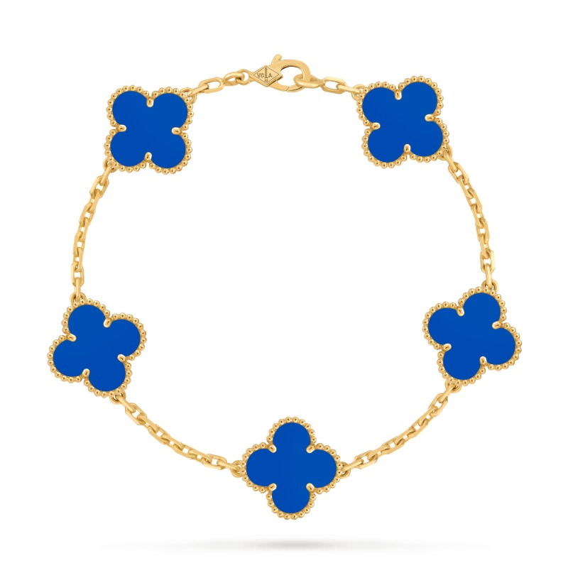 R5qb221xTxOrTW4_Oz6w6Q Vintage Alhambra bracelet, 5 motifs - Image 1